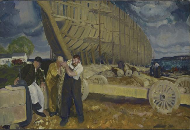 George Bellows Builders of Ships Sweden oil painting art